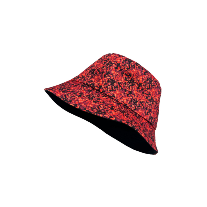 Bucket Hat Danish Pluche Rood – Vissershoedje voor Truckers