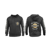 Kapuzenweste mit gesticktem Logo Legendary Diesel – Schwarz | S bis 3XL
