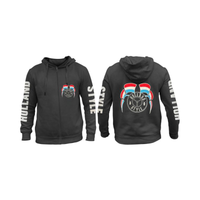 Hoodie-Vest met Geborduurd Logo Holland Style – Zwart | S t/m 3XL