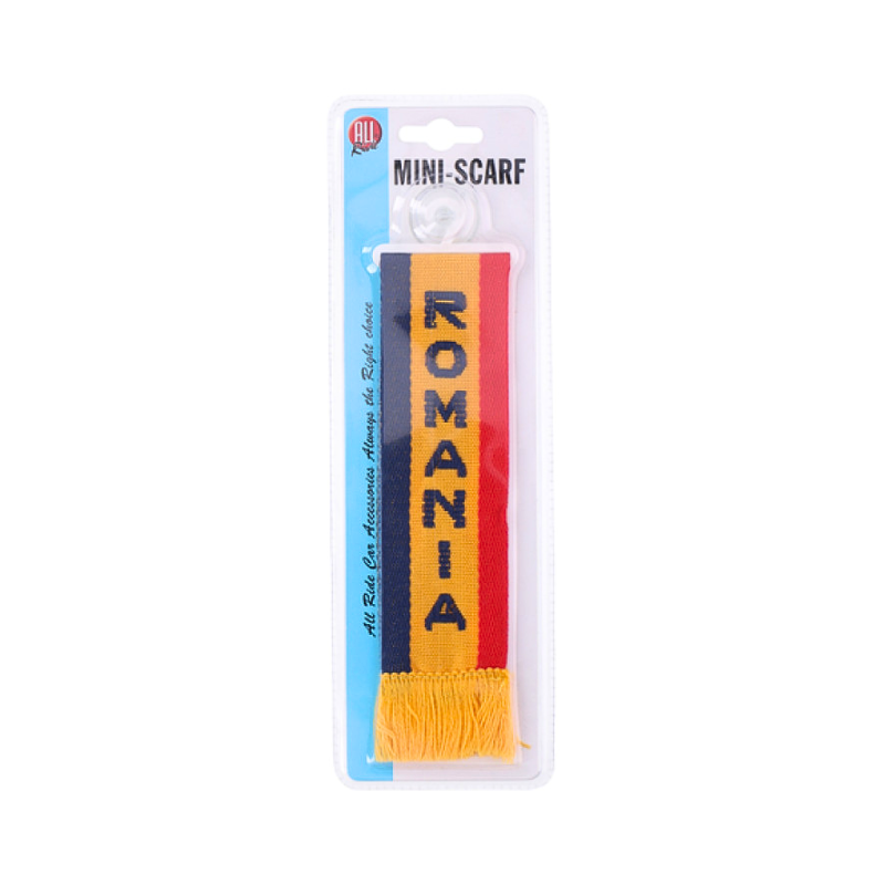 Mini-sjaal Roemenië met Hanger – Perfecte Auto- en Vrachtwagendecoratie!