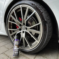 No Touch Wet 'N Protect Bandenzwart – Langdurige bescherming en diepe glans voor autobanden.