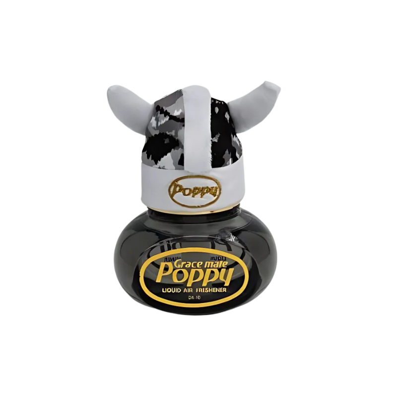 Danish Plush Viking Helmet Grey – Stoere pluche helm voor Poppy Grace Mate geurpotjes.