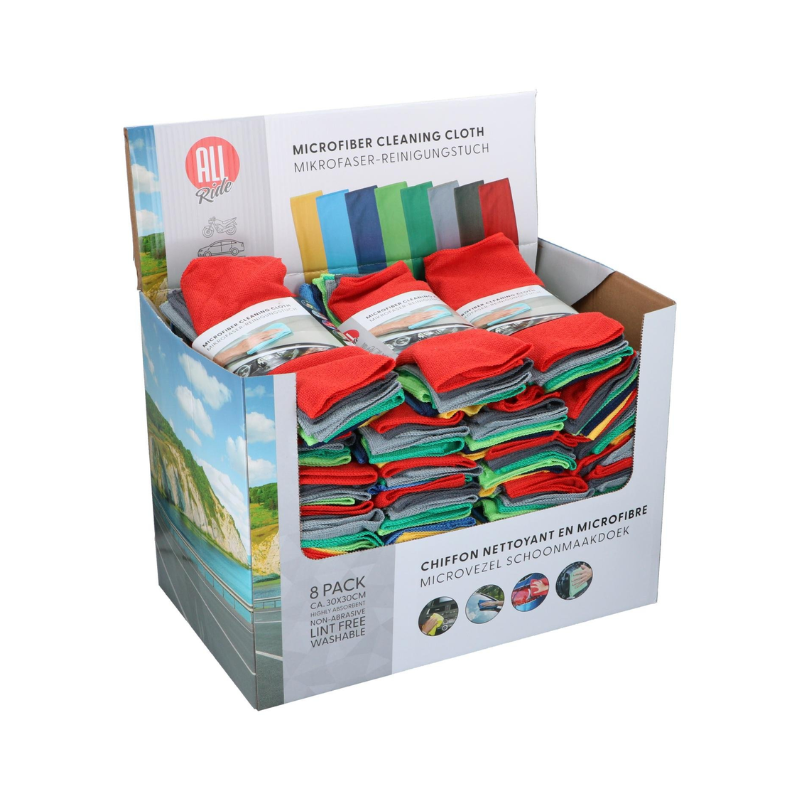 Microvezeldoeken 8 Stuks – Meerdere Kleuren | Sterke & Streeploze Reiniging