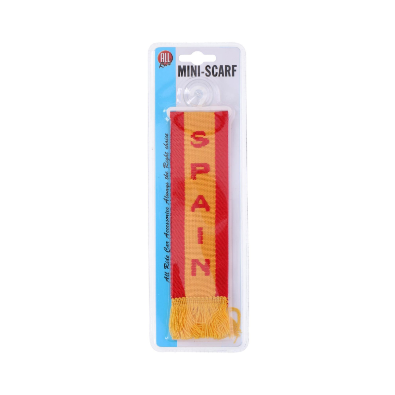Mini-sjaal Spanje met Hanger – Perfecte Auto- en Vrachtwagendecoratie!
