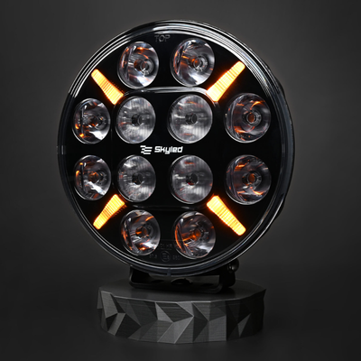 SKYLED Jupiter+ 9X 9 Inch LED Verstraler 120W – Wit/Amber Positielicht