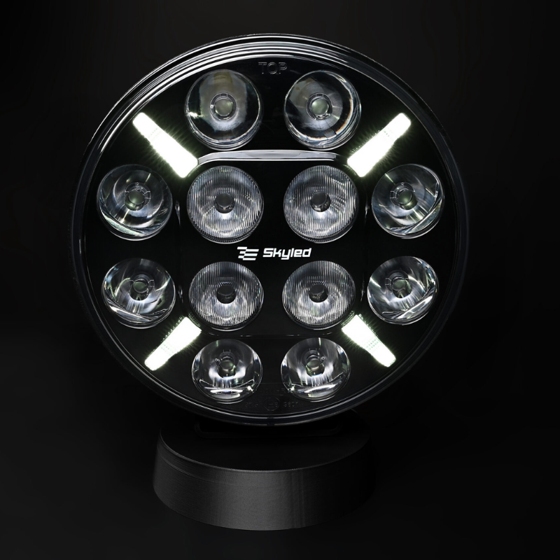 SKYLED Jupiter+ 9X 9 Inch LED Verstraler 120W – Wit/Amber Positielicht