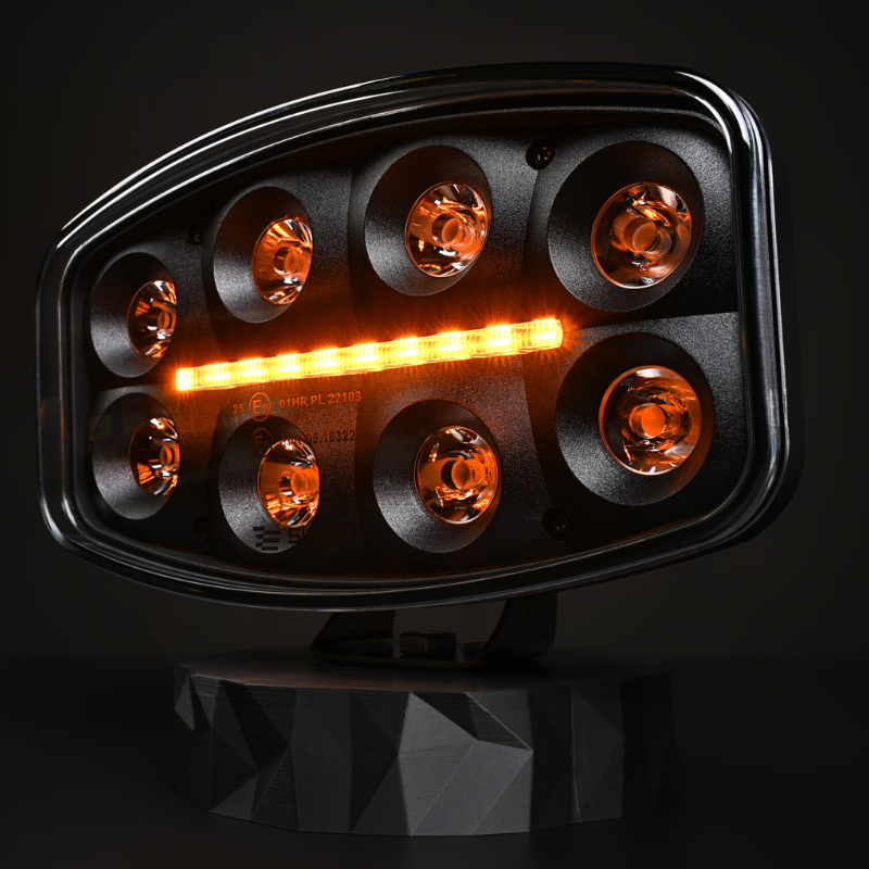 SKYLED Jumbo Octan Black LED Verstraler 80W – Wit/Oranje Positielicht