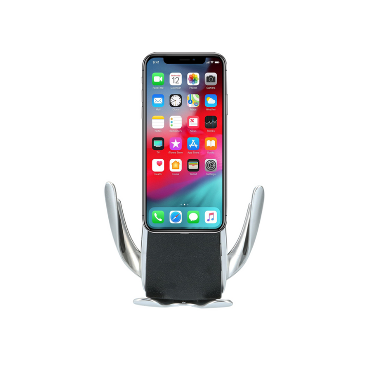 All Ride Telefoonhouder met Draadloos Opladen – Voor Ventilatierooster | 360° Draaibaar