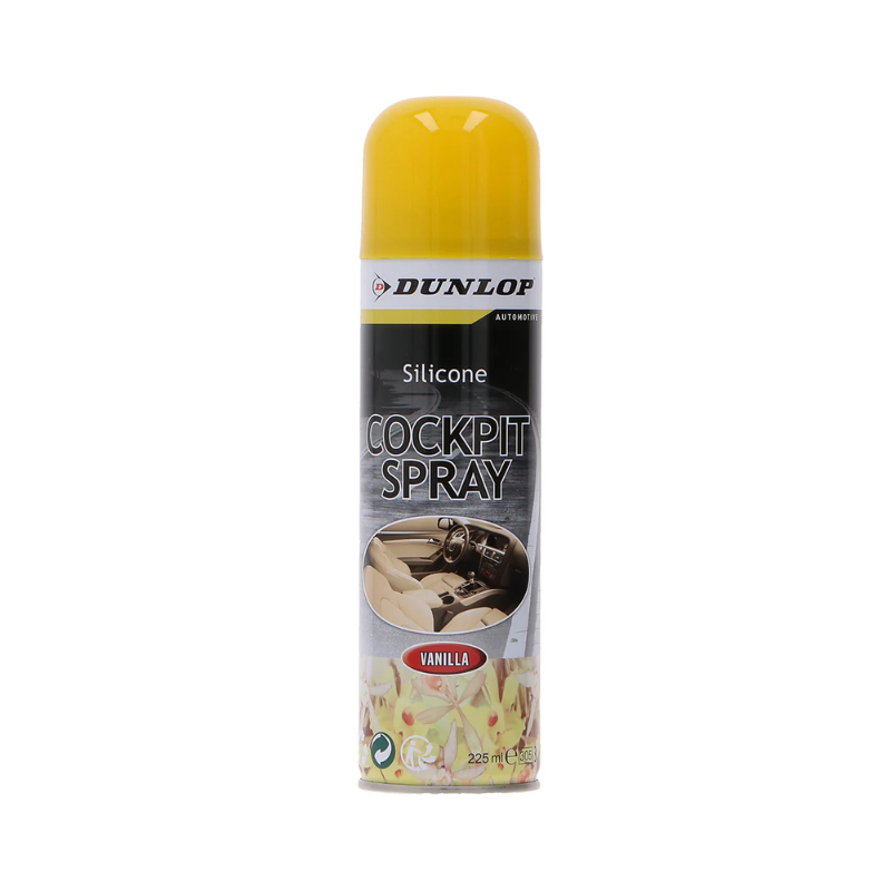 Dunlop Cockpitspray 225ml – Lufterfrischer & Armaturenbrettreiniger in 1 | Erhältlich in 5 Düften