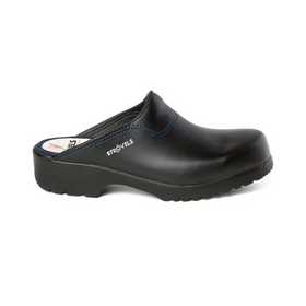 Strovels Flex 923 open hak klomp zwart – lichtgewicht & flexibel