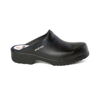 Strovels Flex 923 open hak klomp zwart – lichtgewicht & flexibel