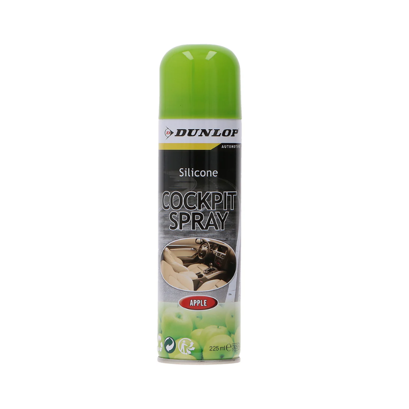 Dunlop Cockpitspray 225ml – Luchtverfrisser & Dashboardreiniger in 1 | Verkrijgbaar in 5 Geuren