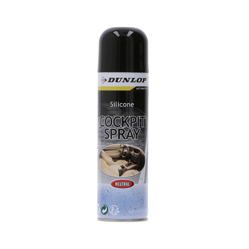 Dunlop Cockpitspray 225ml – Luchtverfrisser & Dashboardreiniger in 1 | Verkrijgbaar in 5 Geuren