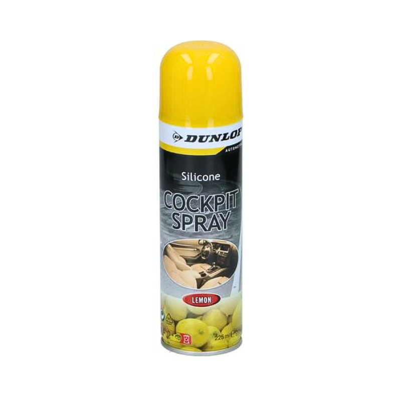 Dunlop Cockpitspray 225ml – Luchtverfrisser & Dashboardreiniger in 1 | Verkrijgbaar in 5 Geuren