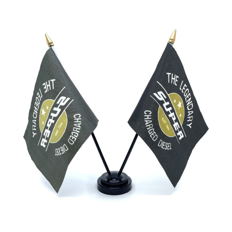 Tafelvlaggen set Legendary Diesel cabine decoratie