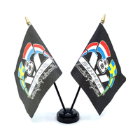 Tafelvlaggen set V8 Swedish Perfection cabine decoratie