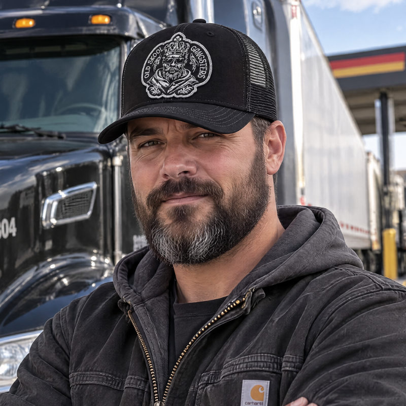 Trucker Cap - Old Skool Gangsters (Zwart)