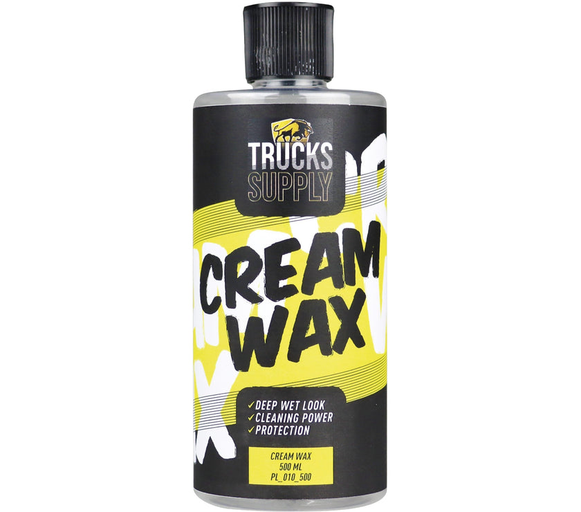 Fles met TruckSupply Cream Wax