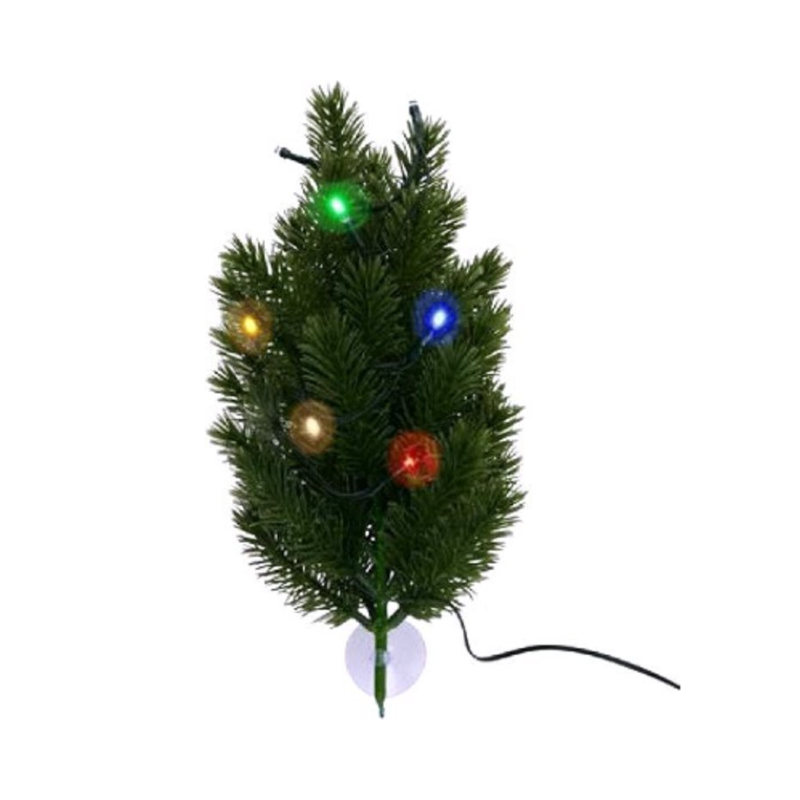 Mini Kerstboom USB met Verlichting – Kerstboom voor Vrachtwagen Cabine