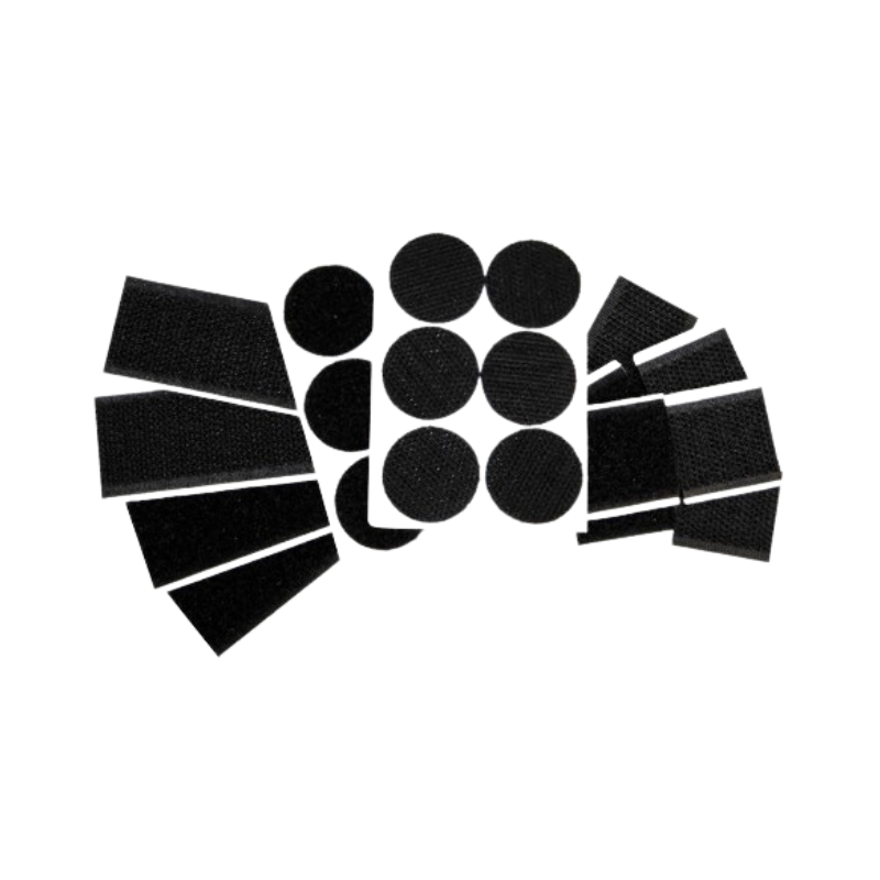 Klittenband Set – 12 verschillende soorten stukken