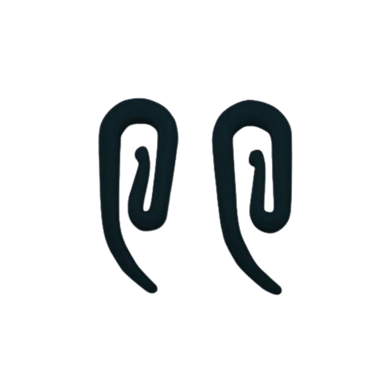 Gordijnhaakjes Zwart – 50 stuks voor Truckcabine – Universele Montage