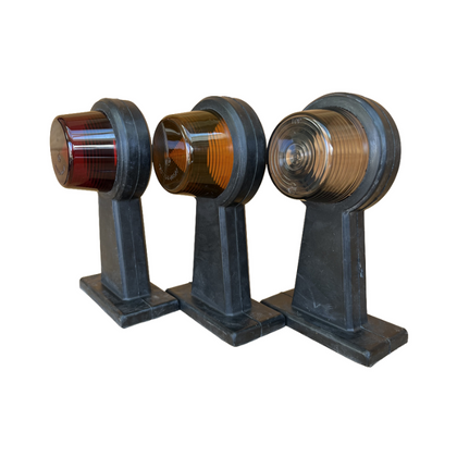 Gylle Losse Lens – Smoke / Rood / Oranje – Vervangingsglas voor Deense Breedtelampen