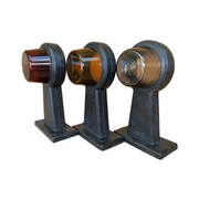 Gylle Losse Lens – Smoke / Rood / Oranje – Vervangingsglas voor Deense Breedtelampen