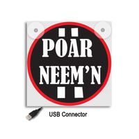 Lichtbakje de Luxe Poar Neem ’n – 5V USB Cabineverlichting 17x17 cm