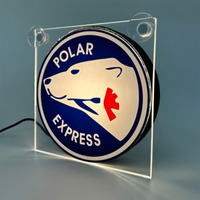 Lichtbakje de Luxe Polar Express (links) – 5V USB & USB-C Cabineverlichting 17x17 cm