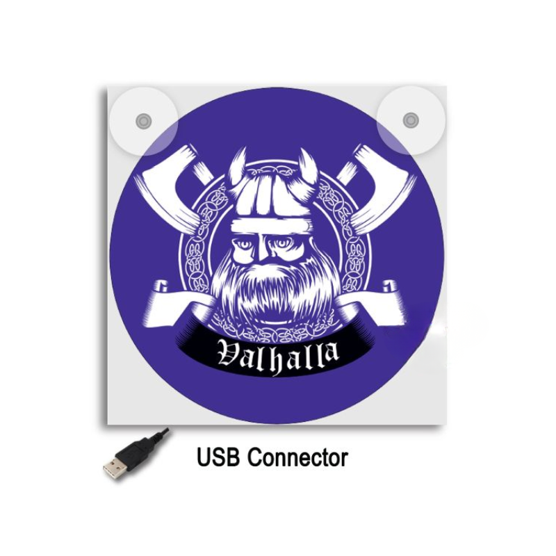 Leuchtkasten de Luxe Valhalla – 5V USB & USB-C Kabinenbeleuchtung 17x17 cm