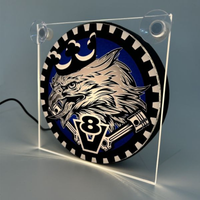 Lichtbakje de Luxe Eagle King of the Road Blue – 5V USB & USB-C Cabineverlichting 17x17 cm