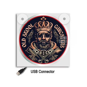 Lichtbakje de Luxe King-Gangsters – 5V USB & USB-C Cabineverlichting 17x17 cm