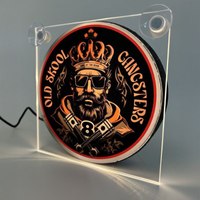 Lichtbakje de Luxe King-Gangsters – 5V USB & USB-C Cabineverlichting 17x17 cm