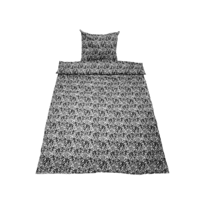 Dekbedovertrek 1 Persoon Deense Pluche Grijs (Incl. Kussensloop)