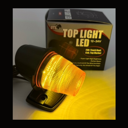 LED Toplight Oranje 10–32V – Amber Marker Verlichting