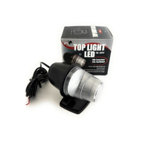 LED Toplight Wit Glas Dual Color 10–32V – Marker Verlichting Amber/Wit