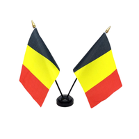 Tafelvlaggen Set Belgium – Cabine Decoratie