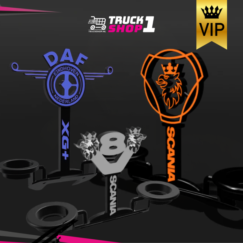 Luxe Poppy Houders Scania V8 - Exclusieve Dashboardhouder