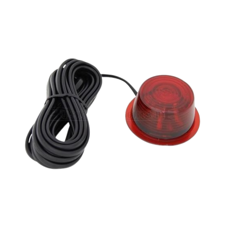 Gylle LED Linse – Eisweiß / Rot / Orange – Ersatzglas Positionsleuchte mit 5 m Kabel