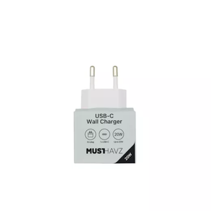 To Go USB-C Charger 20W – Compacte Sneloplader voor Onderweg