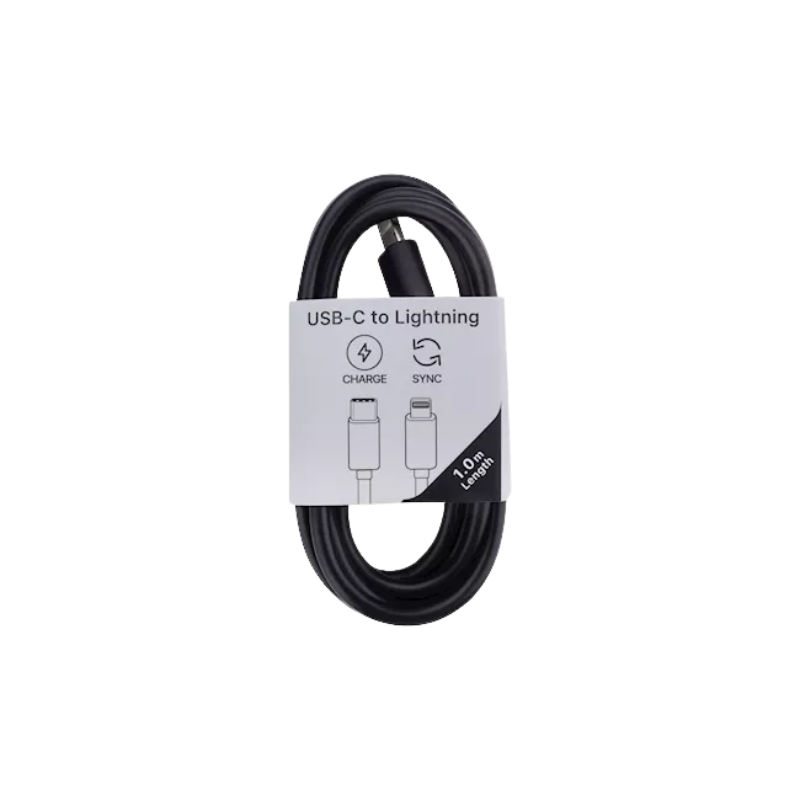 To Go USB-C to Lightning Cable – 1 m & 2 m – Snel Opladen Onderweg