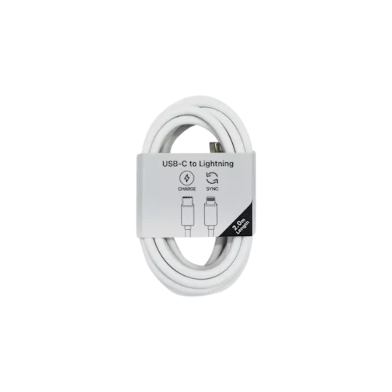To Go USB-C to Lightning Cable – 1 m & 2 m – Snel Opladen Onderweg
