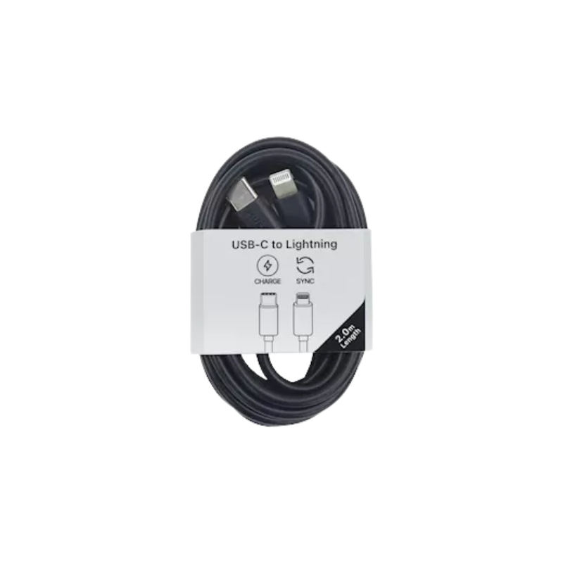To Go USB-C to Lightning Cable – 1 m & 2 m – Snel Opladen Onderweg