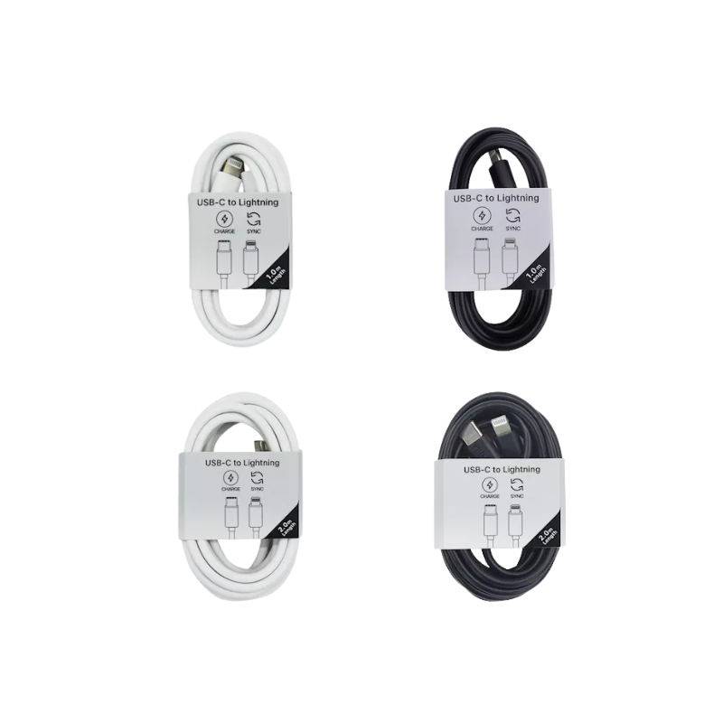 To Go USB-C to Lightning Cable – 1 m & 2 m – Snel Opladen Onderweg