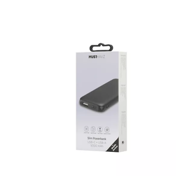 Musthavz Slim 5000 mAh Powerbank Zwart – Compacte Krachtbron voor Onderweg