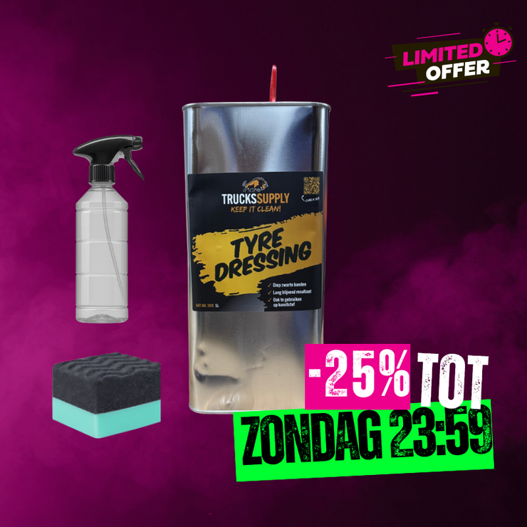 5L Tyre Dressing Weekend Deal – Beschadigde verpakking, 100% werkend