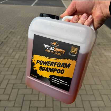 Professionele power foam shampoo 5L. Dikke foamlaag, wax-vrij, voor schuimlans & handwas. Helpt krassen te verminderen en is ideaal als pre-wash. Bestel nu.