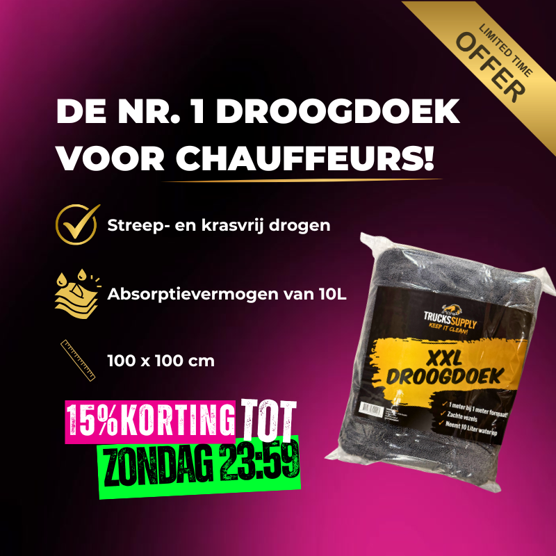 Truckssupply - XXL Droogdoek 100×100 cm