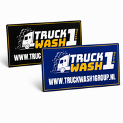 Truckwash 1 Group Sticker Rechthoek (Zwart of Blauw)
