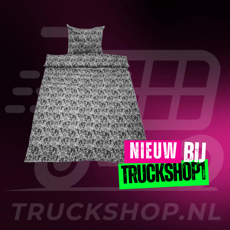 Dekbedovertrek 1 Persoon Deense Pluche Grijs (Incl. Kussensloop)